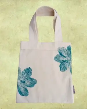 Bolsa de algodón grande - Estampado artesanal