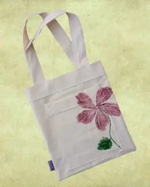 Tote bag con bolsillo