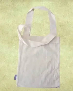 Bolsa de Tela Lienzo - Grande, Estilo Tote Bag