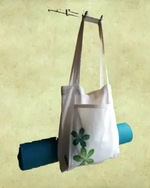 Bolso estampado artesanalmente - Porta mat